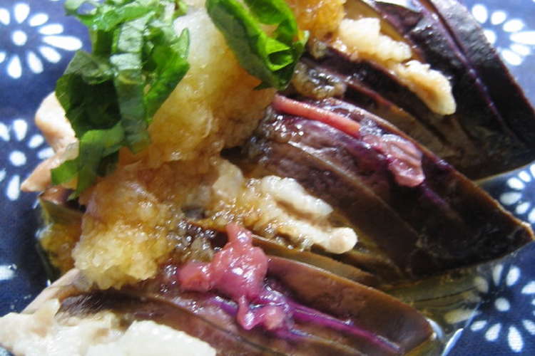 レンジでチン うめ ナス豚 レシピ 作り方 By チコリママ クックパッド 簡単おいしいみんなのレシピが369万品