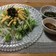 水菜と大根とキュウリのサラダ
