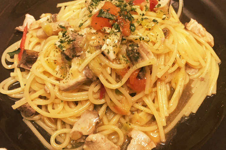 刺身の残り いなだ でパスタ レシピ 作り方 By ふたごくんママ クックパッド