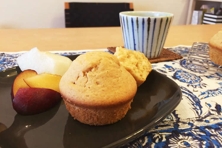 30分で焼ける きなこのふわふわマフィン レシピ 作り方 By Omissuo クックパッド 簡単おいしいみんなのレシピが377万品