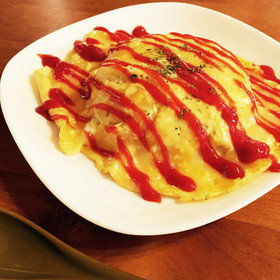 簡単♡チーズ入りふんわりオムライス