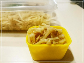 冷凍お弁当お野菜おかず:えのきしりしり
