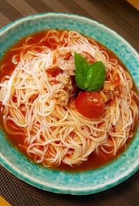 簡単♪素麺で冷製カッペリーニ