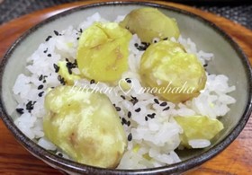 栗ごはん☆塩味でシンプルにいただきます