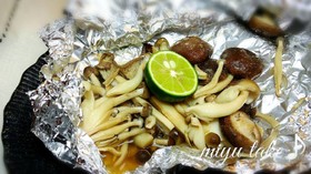 キノコのホイル焼き♪