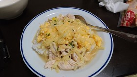 カップ麺残り汁リゾット!