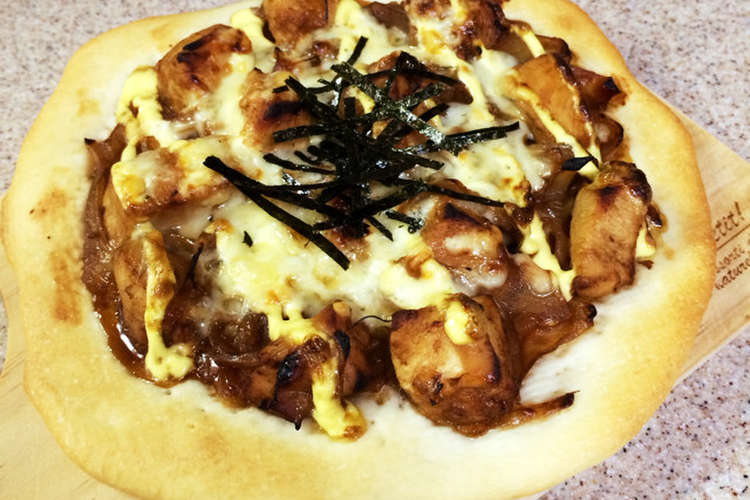 Hbで簡単 照り焼きチキンピザ レシピ 作り方 By Nixcy クックパッド 簡単おいしいみんなのレシピが360万品