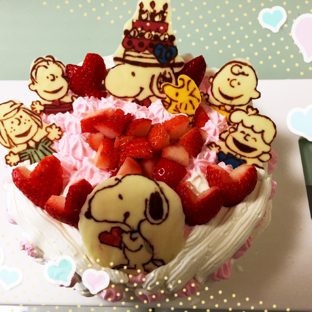 スヌーピーのケーキ レシピ 作り方 By やんkitchen クックパッド