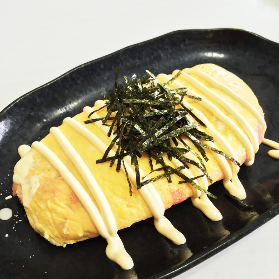 簡単レンジ！居酒屋さんの明太チーズ卵焼きの画像