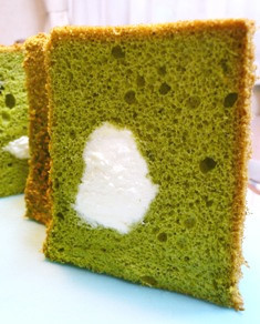 びっくり!シフォンケーキ ~抹茶~