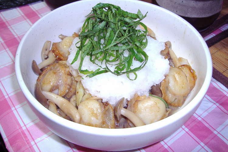 ホタテのバター醤油 大根おろし 大葉のせ レシピ 作り方 By ゆめからす クックパッド 簡単おいしいみんなのレシピが364万品