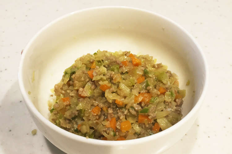 離乳食後期 完了期 キャベツと挽肉炒め レシピ 作り方 By ありぷーちゃん クックパッド 簡単おいしいみんなのレシピが376万品