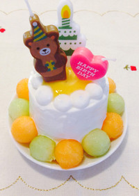 1歳の誕生日ケーキ♡離乳食