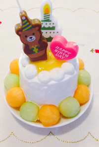 1歳の誕生日ケーキ♡離乳食