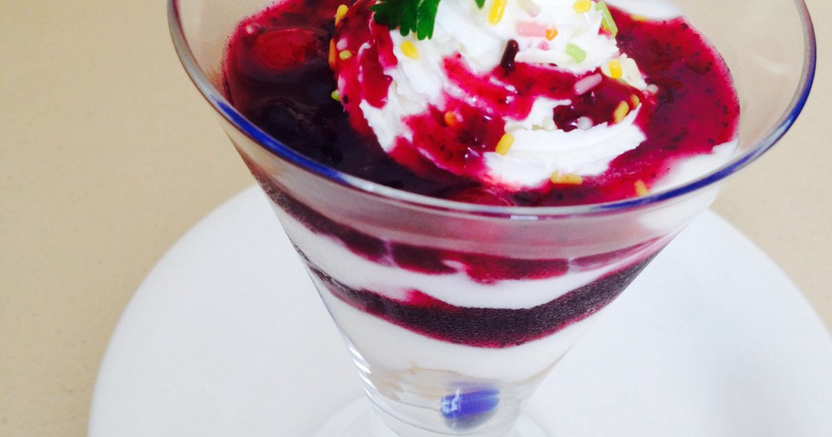 亜麻仁とヨーグルトのパフェ レシピ