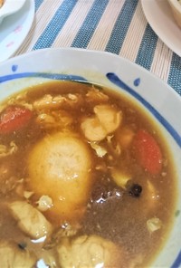 リメイク☆落とし卵入りカレースープ