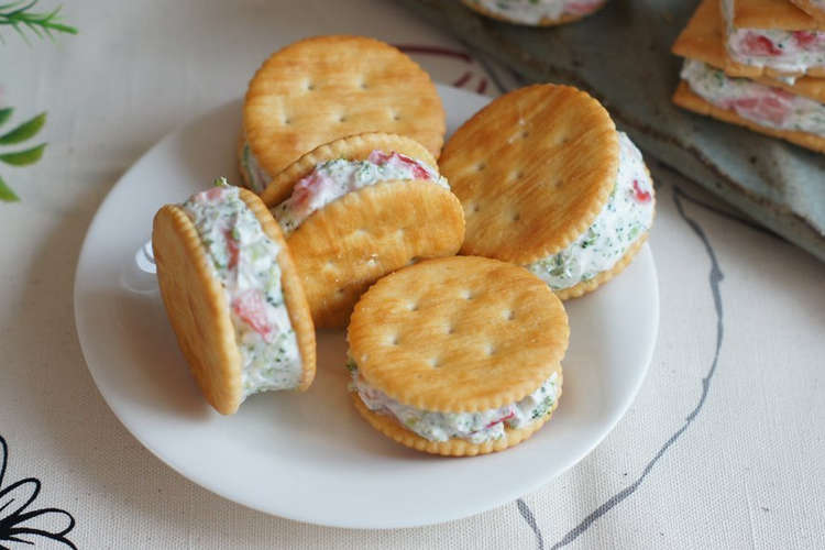 お子様 クラッカーカナッペ レシピ 作り方 By Cook ママ クックパッド 簡単おいしいみんなのレシピが350万品