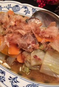⭐︎時短・鯖の味噌煮缶で白菜煮