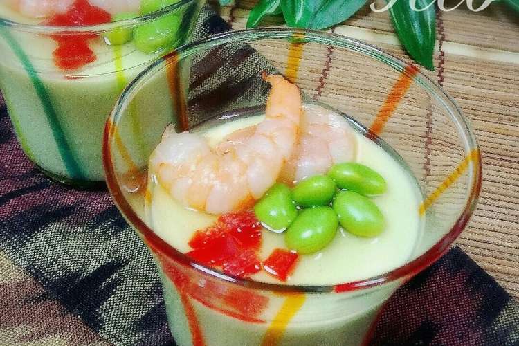 糖質制限にも 枝豆と豆乳で簡単 寒天豆腐 レシピ 作り方 By Icco000 クックパッド