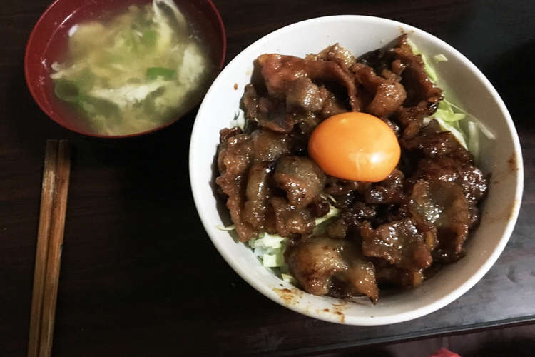 簡単ガッツリ丼ぶり レシピ 作り方 By クックa1vbl1 クックパッド 簡単おいしいみんなのレシピが354万品