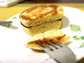 ちょっぴり糖質オフ★バナナパンケーキ