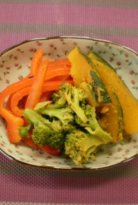 カラフルカラー野菜のカレー風味煮