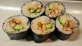 変わり巻き寿司☆照り焼き#チキンロール