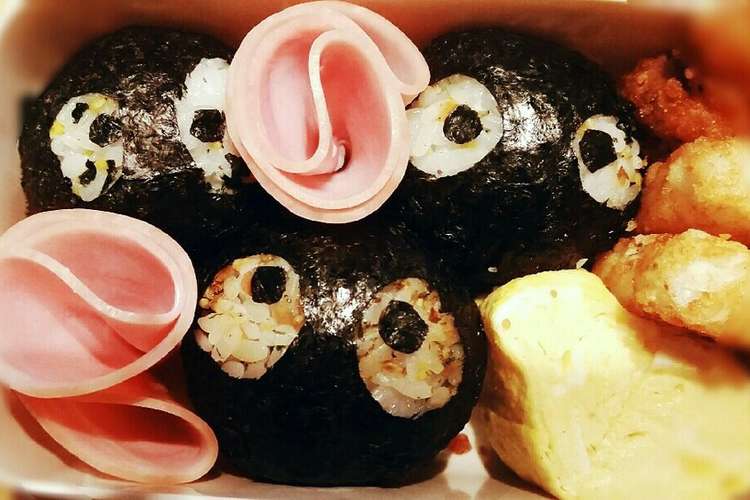 ジブリ まっくろくろすけ のキャラ弁 レシピ 作り方 By サチパドル クックパッド 簡単おいしいみんなのレシピが370万品