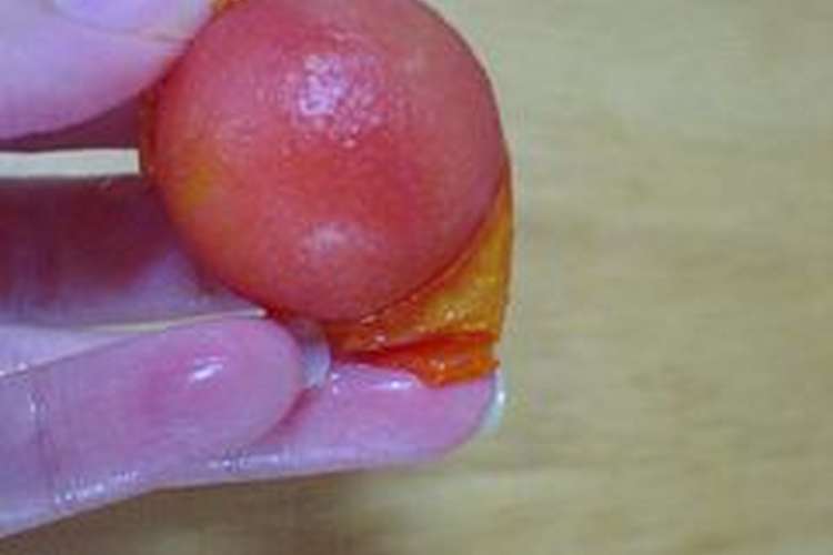 超簡単 プチトマトの皮むき レシピ 作り方 By まこと３１７ クックパッド 簡単おいしいみんなのレシピが367万品