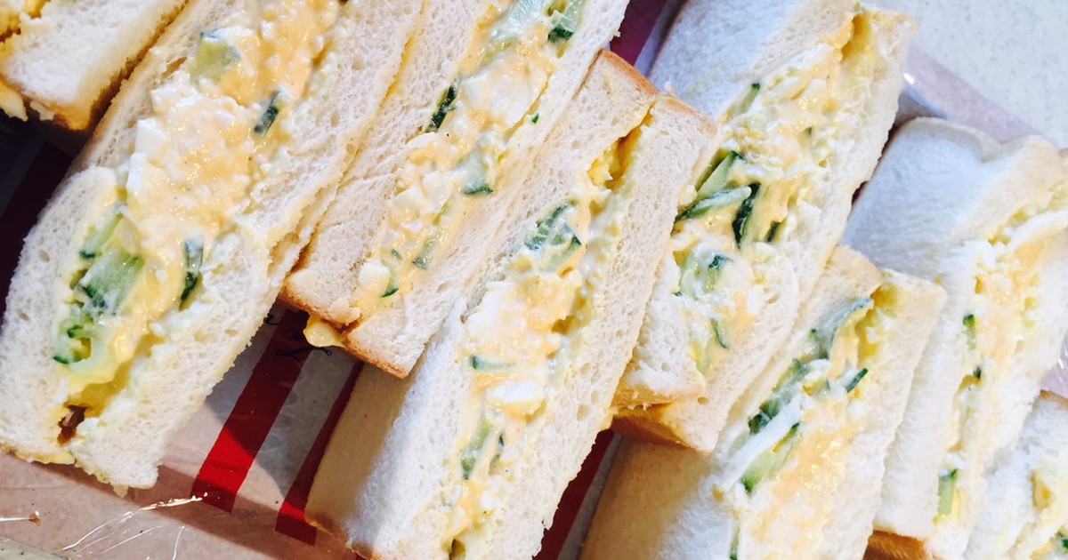 簡単卵サンドイッチ ︎ by ︎ひろこ ︎ 【クックパッド】 簡単おいしいみんなのレシピが317万品