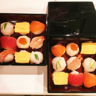 簡単手まり寿司の写真