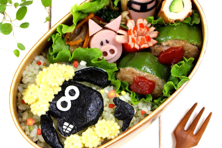 モコモコ ひつじのショーン キャラ弁 レシピ 作り方 By Kayoko クックパッド 簡単おいしいみんなのレシピが353万品