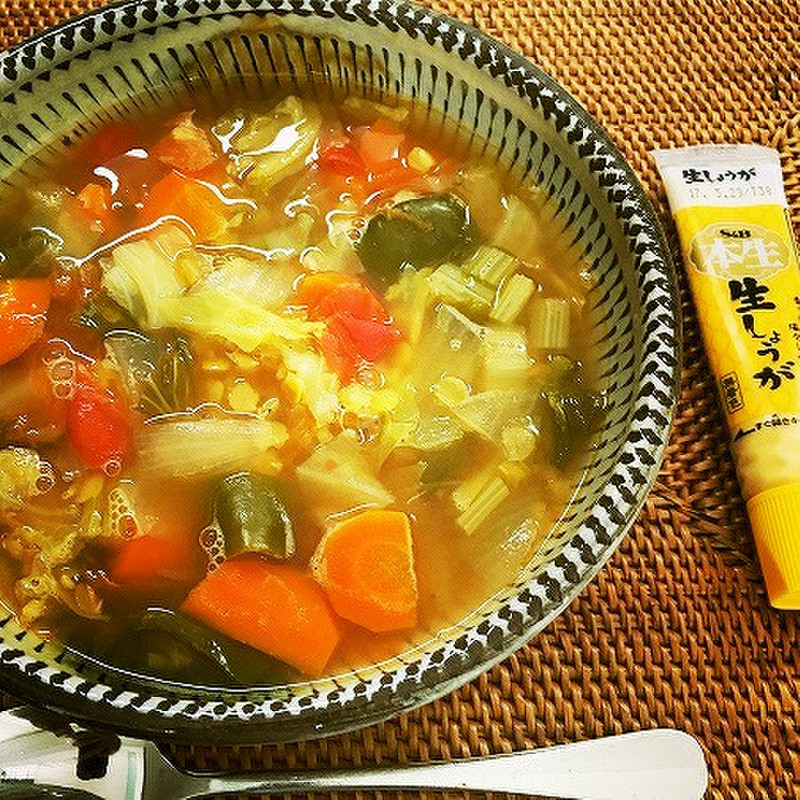 【みんなが作ってる】 和風デトックススープのレシピ 【クックパッド】 簡単おいしいみんなのレシピが356万品