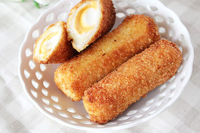 簡単!食パンで作る♡チーズスティック