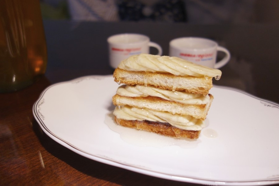【簡単】甘い～ハニーバナナ☆トーストの画像