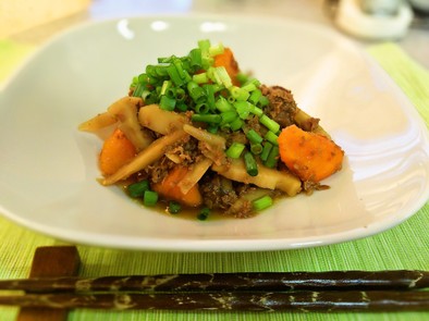 【ホックホク！】牛肉と根菜の煮物の写真