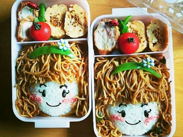 Hd限定焼きそば 弁当 子供 かわいい子供たちの画像