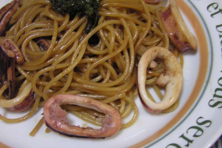 大葉にんにく醤油 イカの沖漬け風パスタ レシピ 作り方 By おから星人 クックパッド 簡単おいしいみんなのレシピが352万品