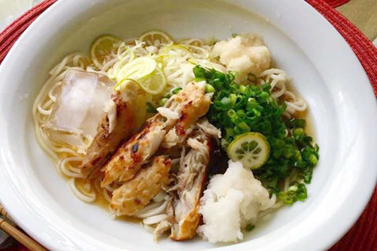塩鯖とすだちのおろしうどん レシピ 作り方 By Maepee クックパッド