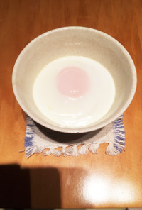 長芋と卵の二段蒸し
