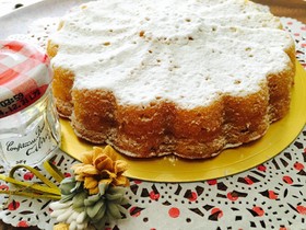 すりおろしりんごのふわふわケーキ❤︎