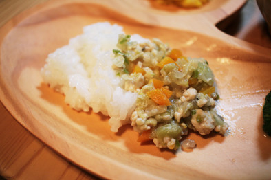 【離乳食後期】野菜たっぷりベビーガパオの写真