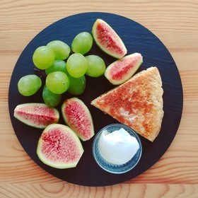 スキレットで焼くスコーン