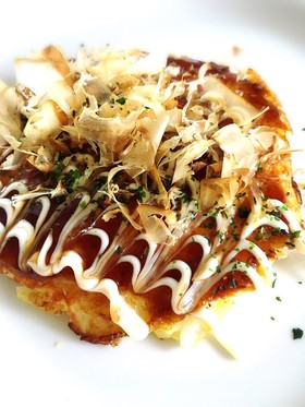 じゃがいもで低カロリーな、お好み焼き♪