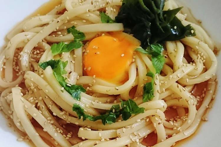 簡単 うまい 中華風ぶっかけうどん レシピ 作り方 By ゆず ななみ クックパッド