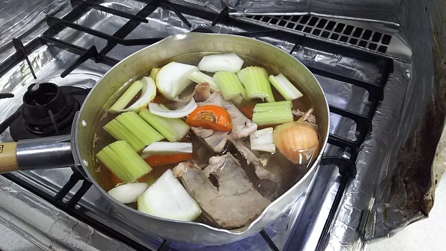 豚骨スープの作り方の画像