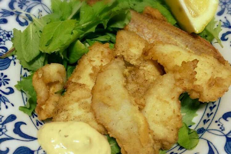カワハギのから揚げ レシピ 作り方 By たぁさんだよ クックパッド