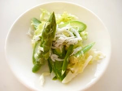 春キャベツのコールスローサラダ☆野菜の写真