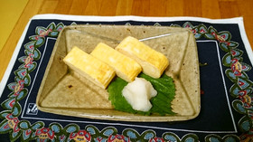 わが家の甘くない卵焼き
