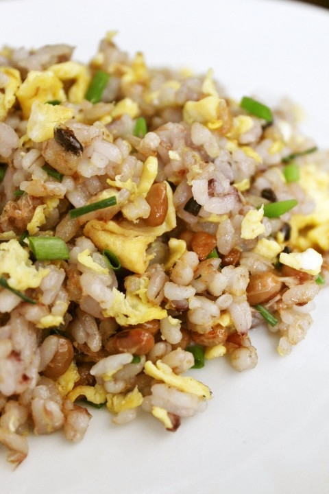 朝昼夕♪卵かつお節納豆でシンプル炒飯の画像